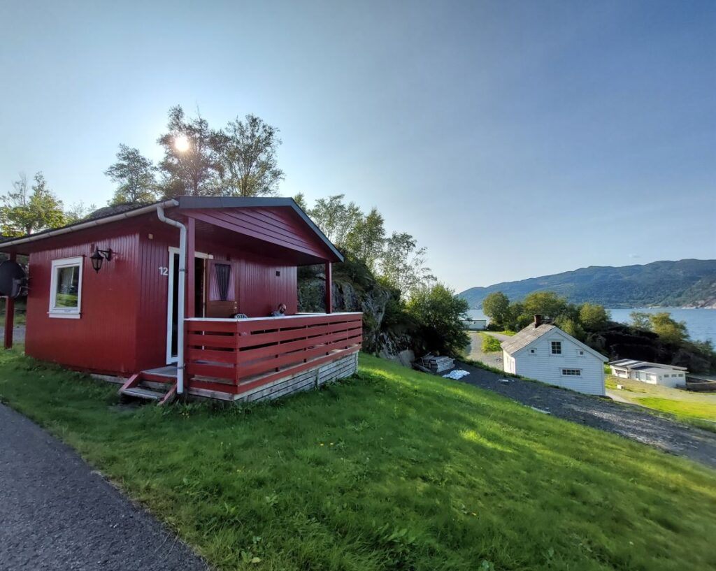 South Norway: cabin at Kyrping Camping