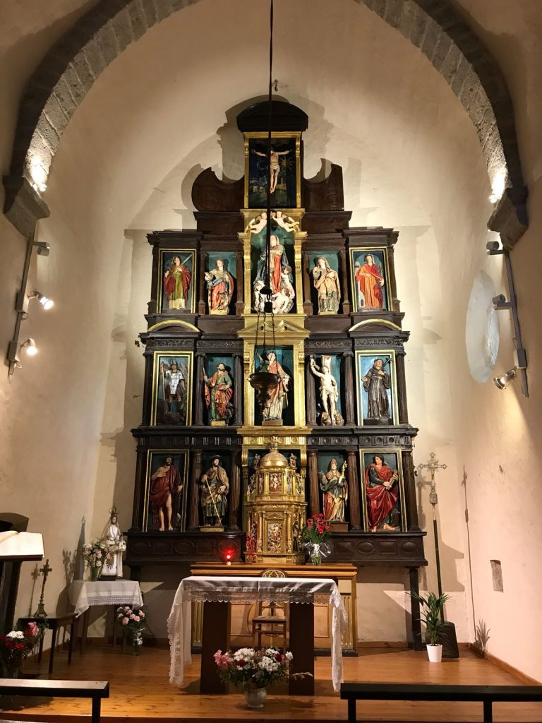 Camino Frances de Santiago: Iglesia de Sant Esteban de Zabaldika